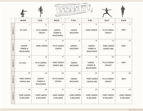 Calendar For Insanity