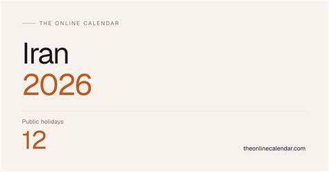 Calendar For Iran