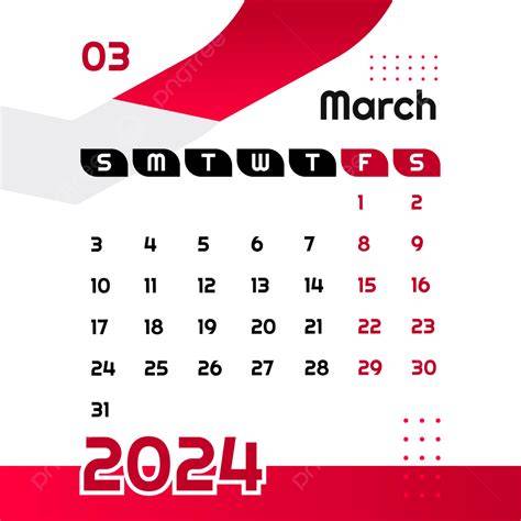 Calendar For March 2000