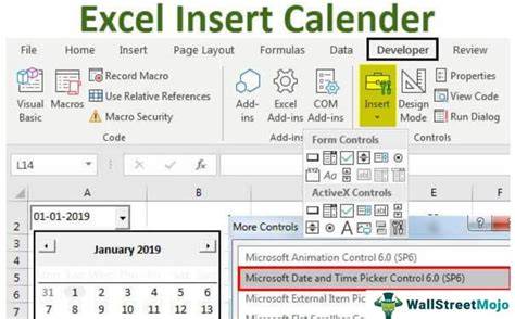 Calendar Into Excel