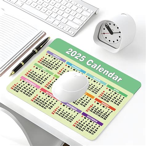 Calendar Mouse Pad 2025