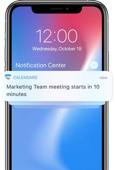 Calendar Notifications Iphone