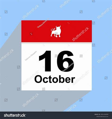 Calendar October 16