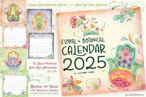Calendar Of Flowers