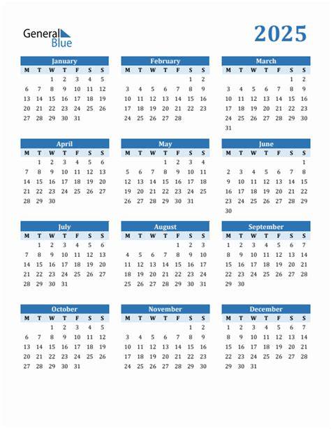 Calendar Starts With Monday