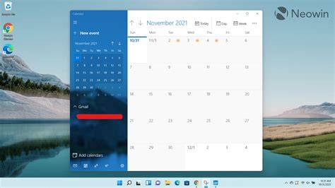 Calendar Widget Windows 11