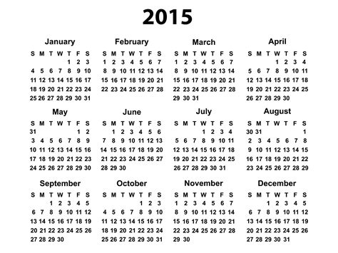 Calendar Year 2015