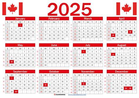 Canada Calendar With Holidays