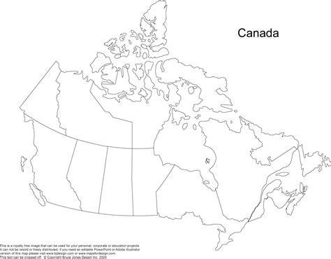Canada Printable Map