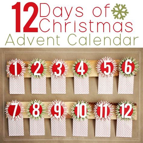 12 days of christmas advent calendar