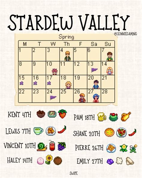 calendar stardew valley