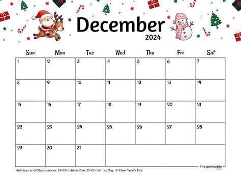 december 2024 calendar printable pdf