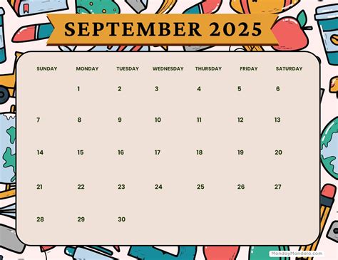 september 2025 calendar