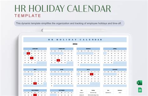 the holiday calendar