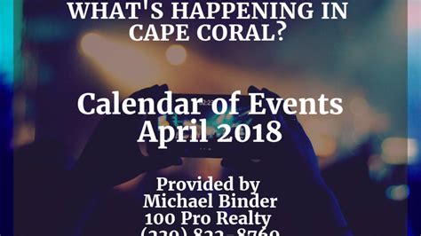 Cape Coral Calendar Of Events
