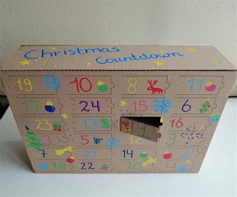 Cardboard Advent Calendar