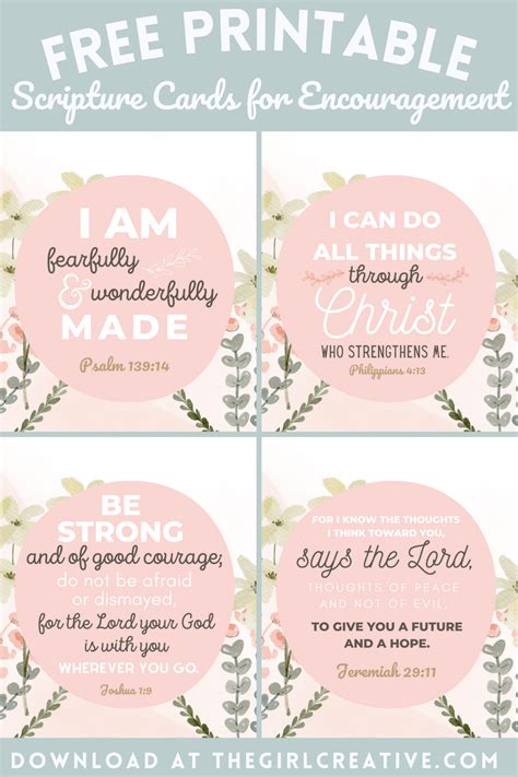 Cards For Encouragement Free Printable