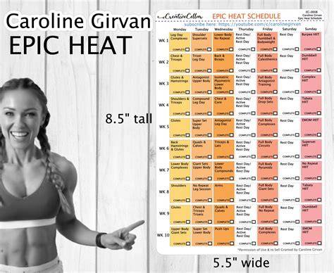 Caroline Girvan Epic Heat Calendar