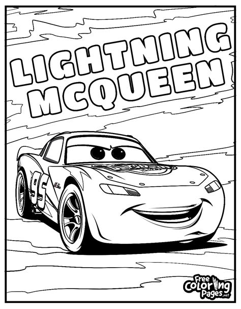 Cars Movie Coloring Pages