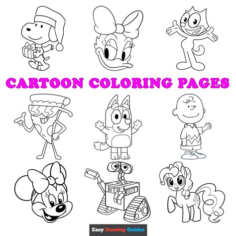 Cartoon Characters To Color