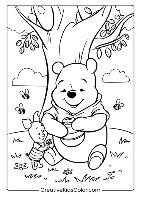 Cartoon Coloring Page
