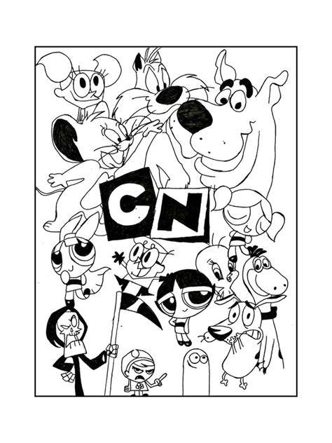 Cartoon Network Coloring Sheets