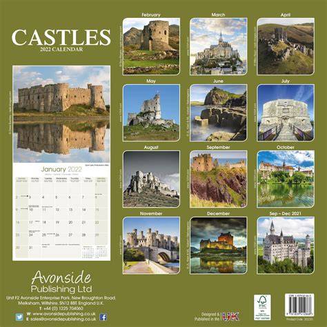Castle Park Calendar