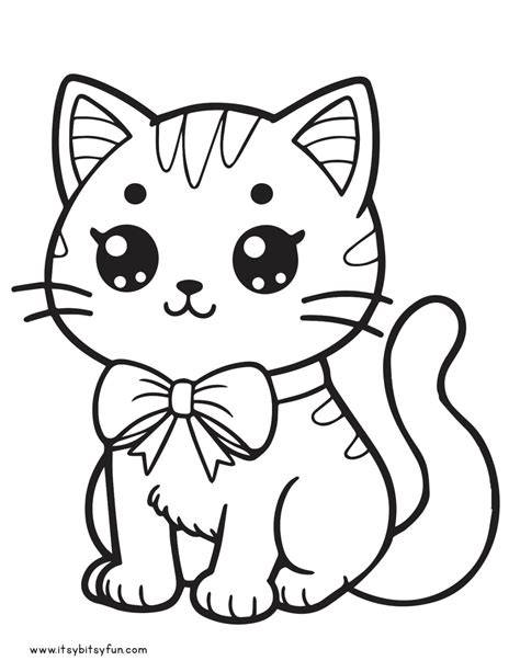 Cat Coloring Sheet