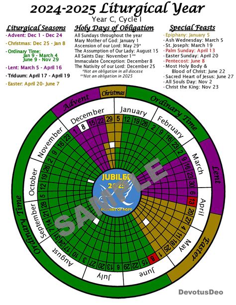Catholic Liturgical Calendar 2025 Pdf