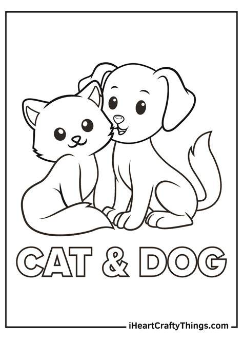 Cats And Dogs Pictures To Color