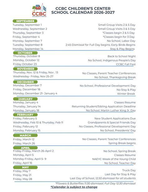 Ccbc Calendar 2024