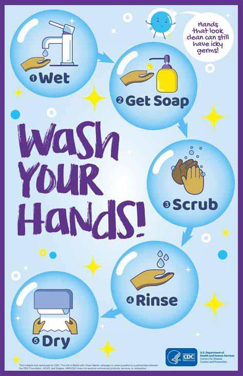 Cdc Printable Hand Washing Poster Pdf