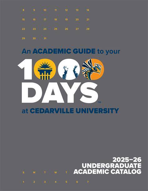 Cedarville Academic Calendar
