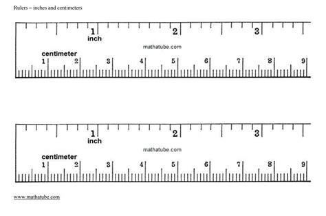 Centimeter Ruler Printable