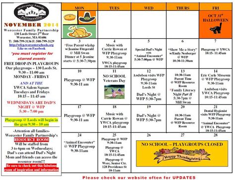 Central Ma Calendar Of Events