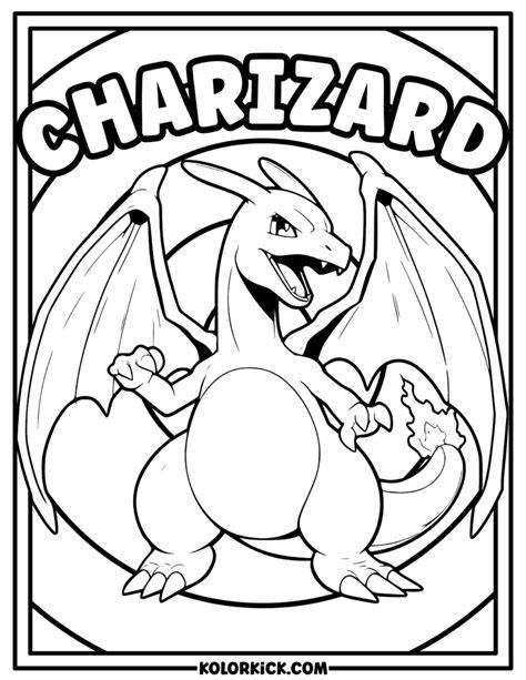 Charizard Coloring Sheets