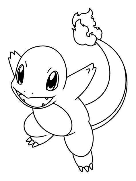 Charmander Coloring Page