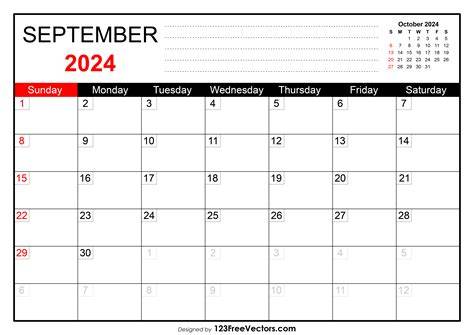 september 2024 calendar
