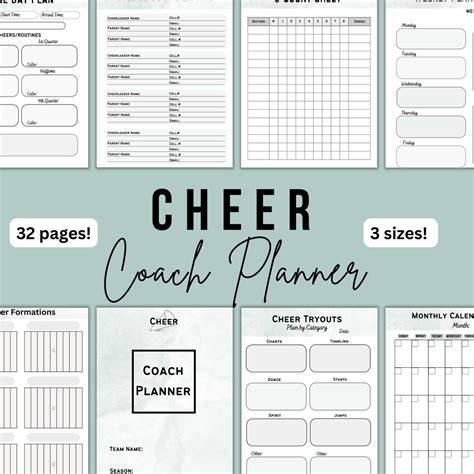 Cheer Coach Binder Printables Free