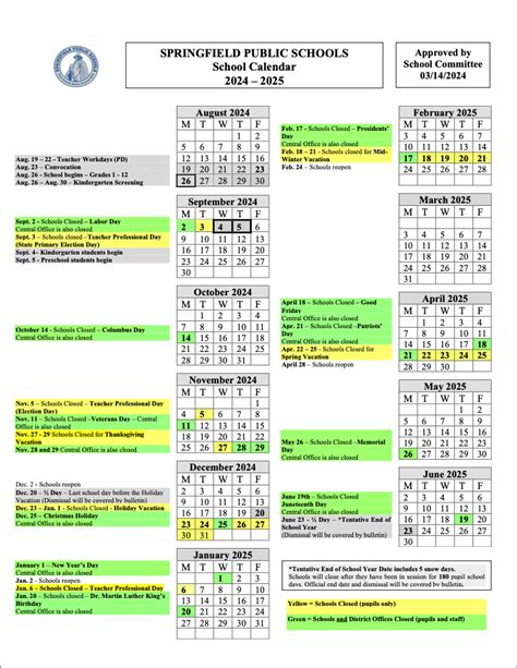 Chicopee Ma Public Schools Calendar