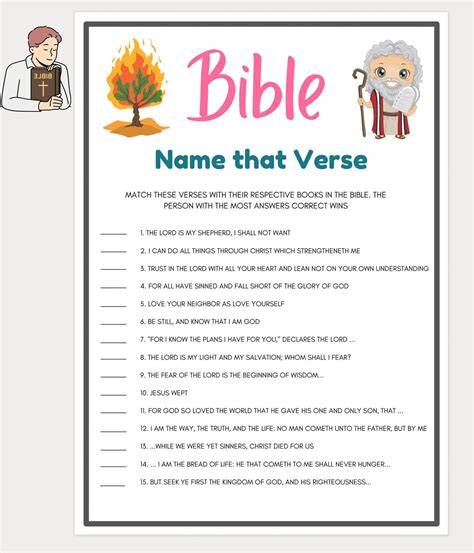 Children S Bible Games Printable