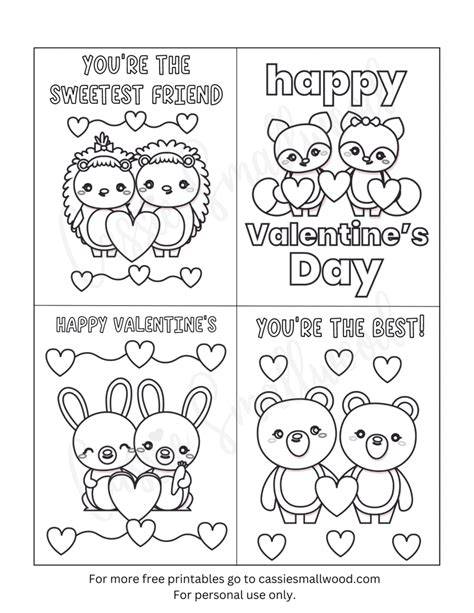 Childrens Valentines Day Cards Printable