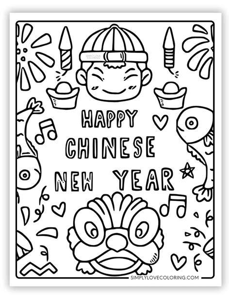 Chinese New Year Coloring Pictures