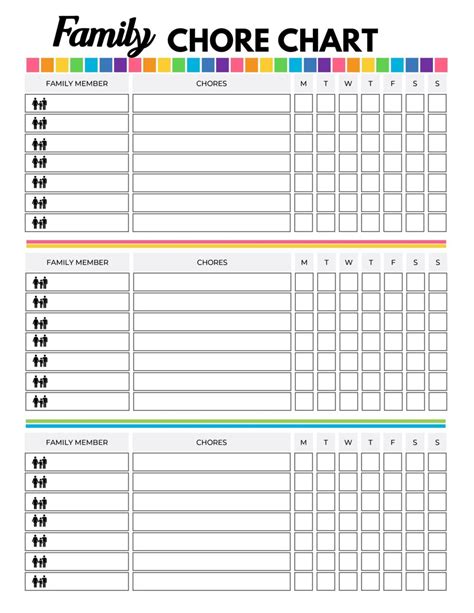 Chore Chart Free Printable