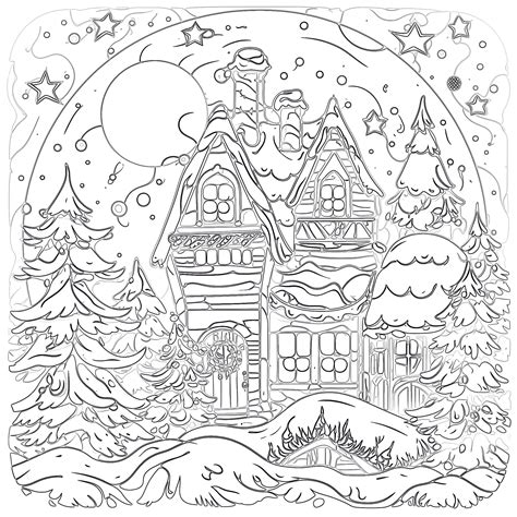 Christmas Adult Coloring