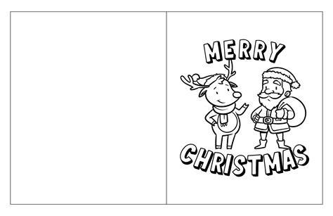 Christmas Cards Free Printable Color