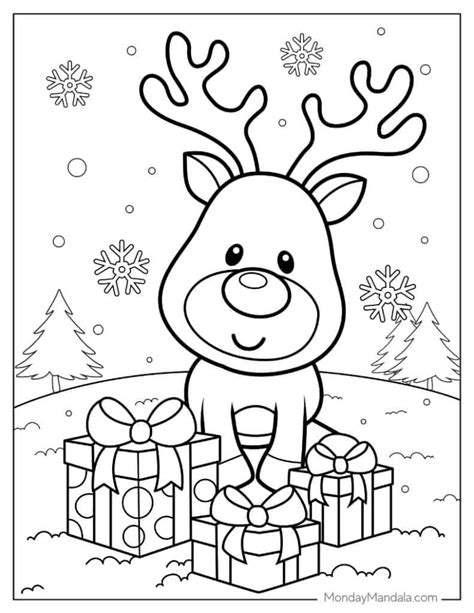 Christmas Color Sheets Free Printable