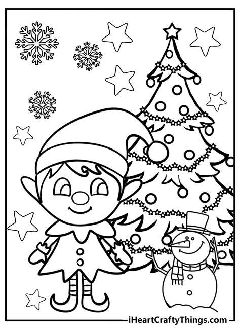 Christmas Coloring Book Page