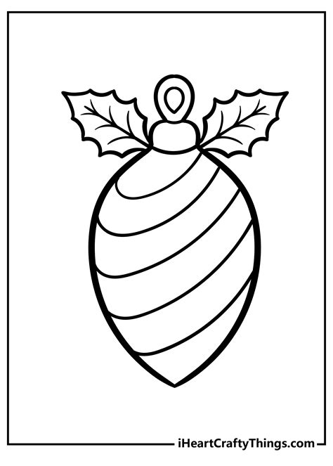 Christmas Coloring Ornaments