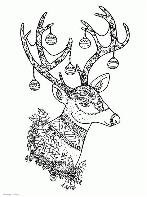 Christmas Coloring Pages Adults Free